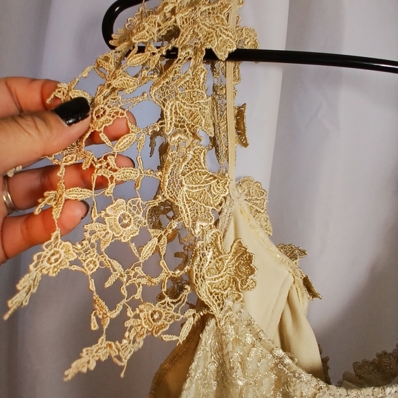 (#480) Joan & Lucy Cream Color Button Down Corset - Picture 11 of 12